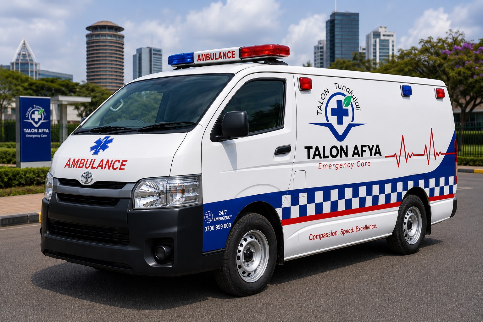 Talon Afya ambulance – Emergency Care Nairobi Kenya